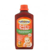 Haliborange All Natural Orange Flavour Multivitamni Liquid Health & Household 250ml